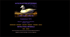 Desktop Screenshot of batonrougefinearts.com